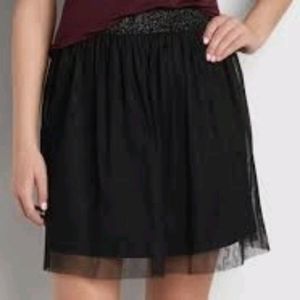 Tulle Skirt w/ Shimmering Waistband